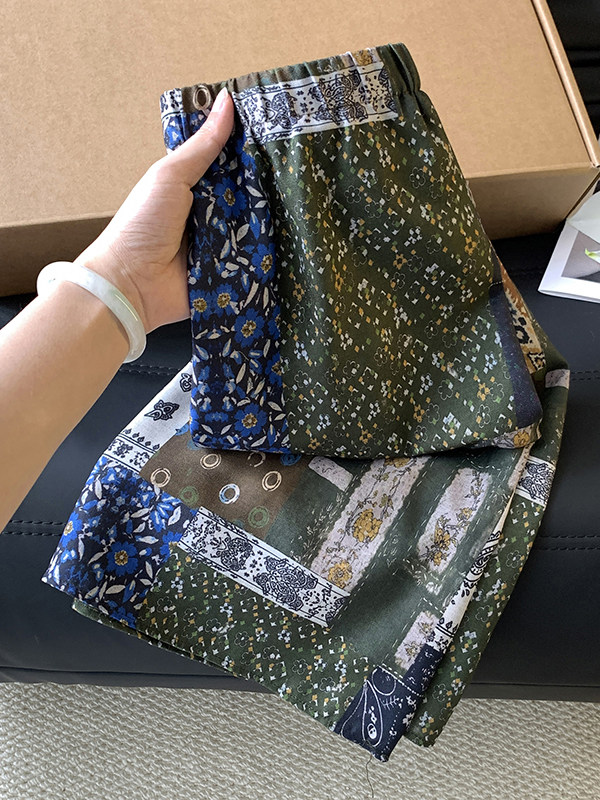 เดรสยาวปานกลางคอฮอลเตอร์ลายดอก - Midi Skirt Floral บทวิจารณ์และราคา