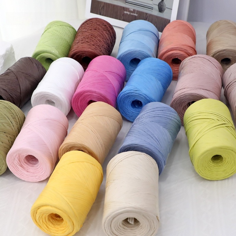 ไหมถักราฟเฟีย, ด้ายถักโครเชต์ผ - Crochet Bag Raffia บทวิจารณ์และราคา