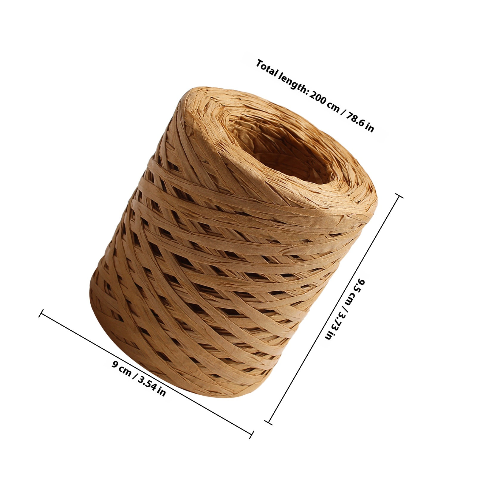 เชือกกระดาษรัฟเฟียสีสันสดใส 1  - Crochet Bag Raffia บทวิจารณ์และราคา