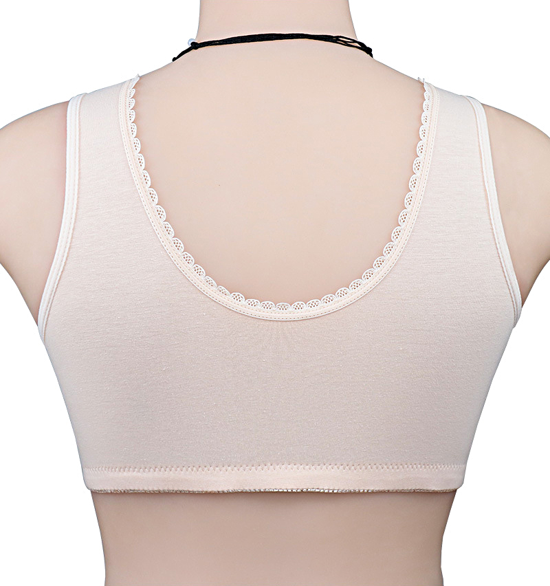บราผ้าฝ้ายแบบปิดด้านหน้าเต็มตั - Bralette Triangle Set บทวิจารณ์และราคา